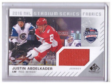Justin Abdelkader 2016-17 SP Game Used Ed. Stadium Series Fabrics Card #RW-JA