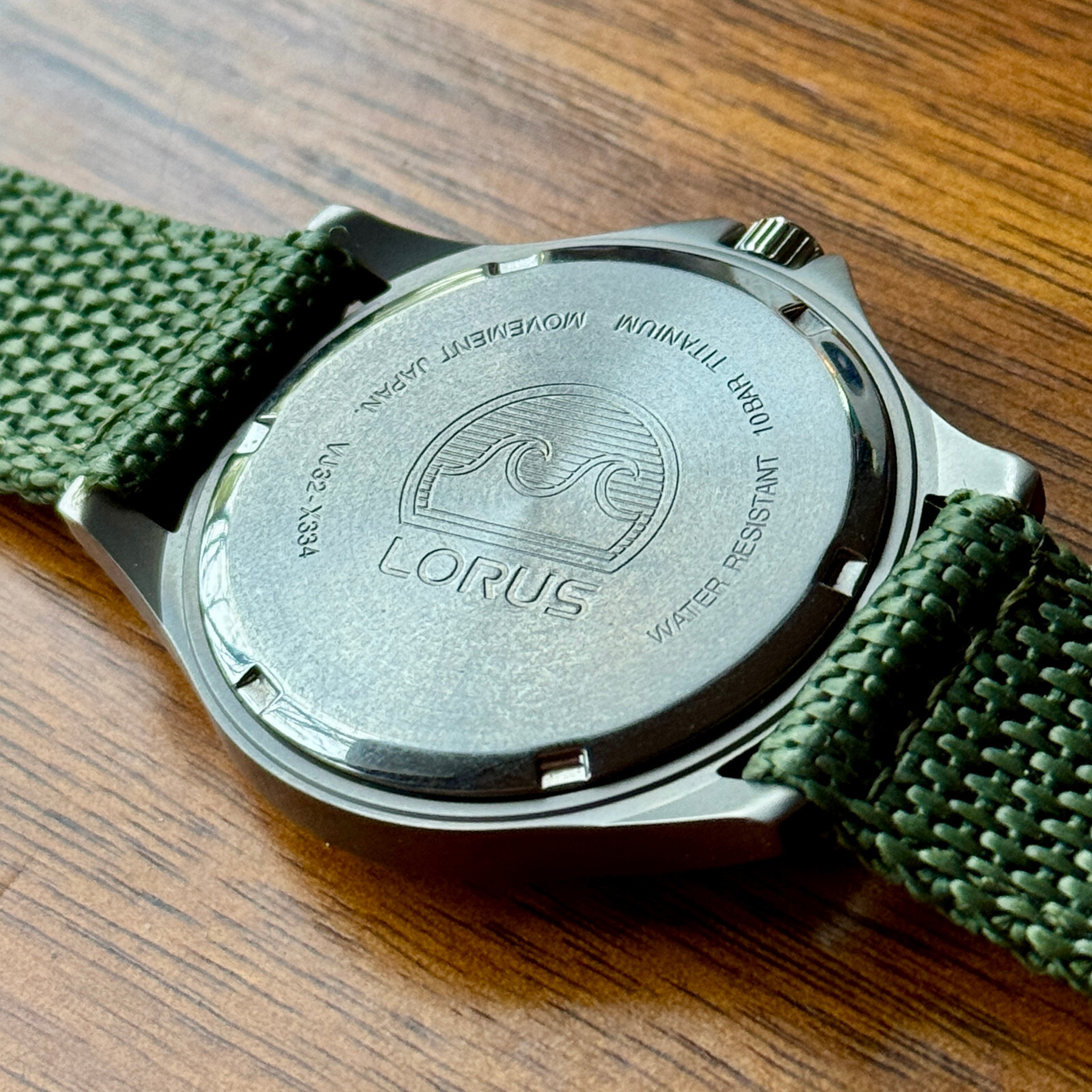 Seiko Lorus Field Watch Titanium New Old Stock Lorus Lumibrite By