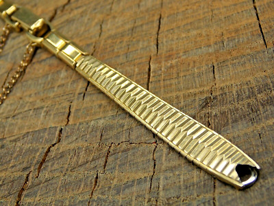 Speidel USA Gold Filled C-Ring Butterfly Clasp NOS Unused Vintage Watch Band