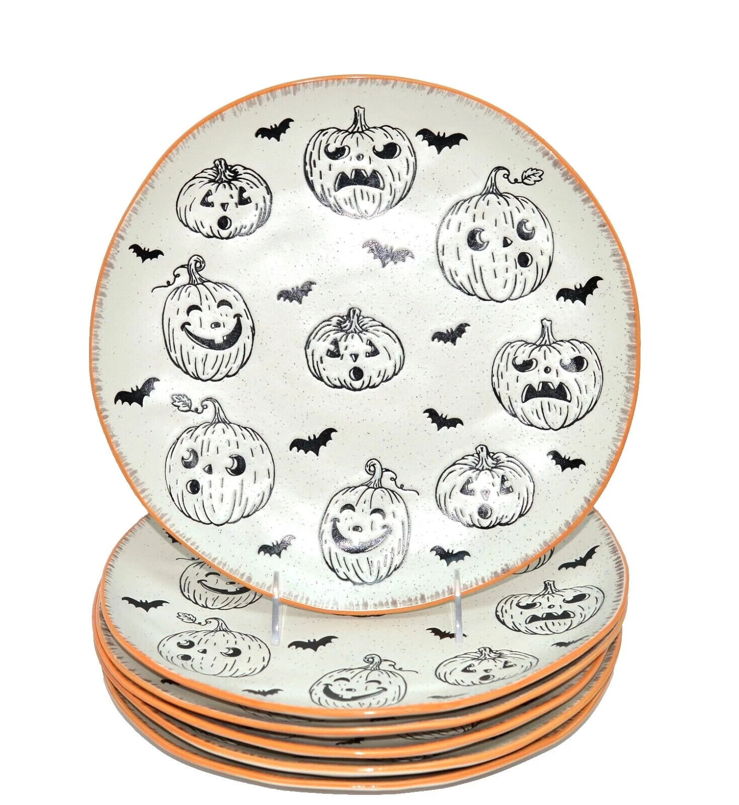 Керамические обеденные тарелки для Хэллоуина столовая посуда тарелки