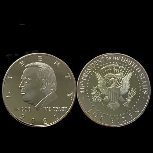 1Pc Joe Biden 2021 Collectibles Commemorative Challenge Souvenir President Coin