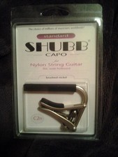 Shubb C2N Standard C Series Nylon String brushed Nickel Capo NIB