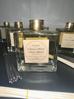 Ed's Candles Highly Scented Reed Room Diffuser Hand Poured. Made To Order