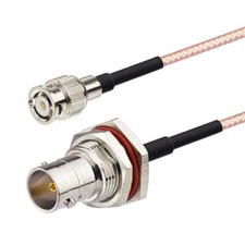 Mini BNC Male to BNC Female 75Ohm Cable 30cm for HD SDI 3G SDI Recorder Camera