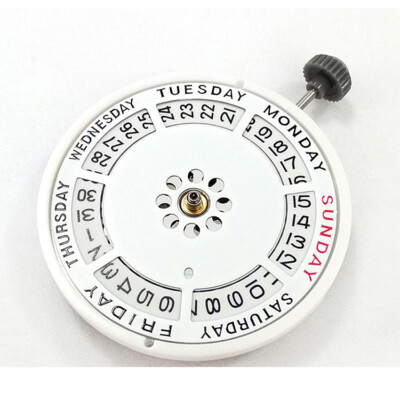 Miyota 8285 Movement Dual Calendar White Machine Mechanical Movement Watch