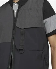 Nike Sportswear Tech Pack Unlined Gilet Vest Black DM5534-060 Men's Size S New