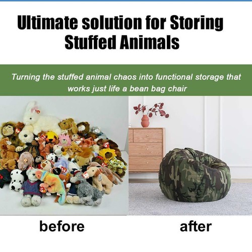 Bean Bag Storage Stuffed Animal Toy Storage,extra large Bean Bag 38" eBay