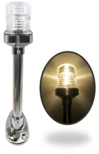 Pactrade Marine Stern Light Stainless Steel Tubing BA15D Bulb 12VDC Splashproof