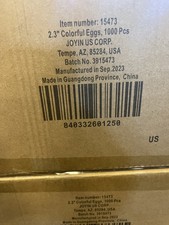 1000 Pcs Easter Eggs,2.35" Assorted Bright Colors Plastic Easter Eggs for Easter