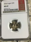 2026 $5 Gold Eagle NGC MS69 Red Book Label 1/10 oz American Gold