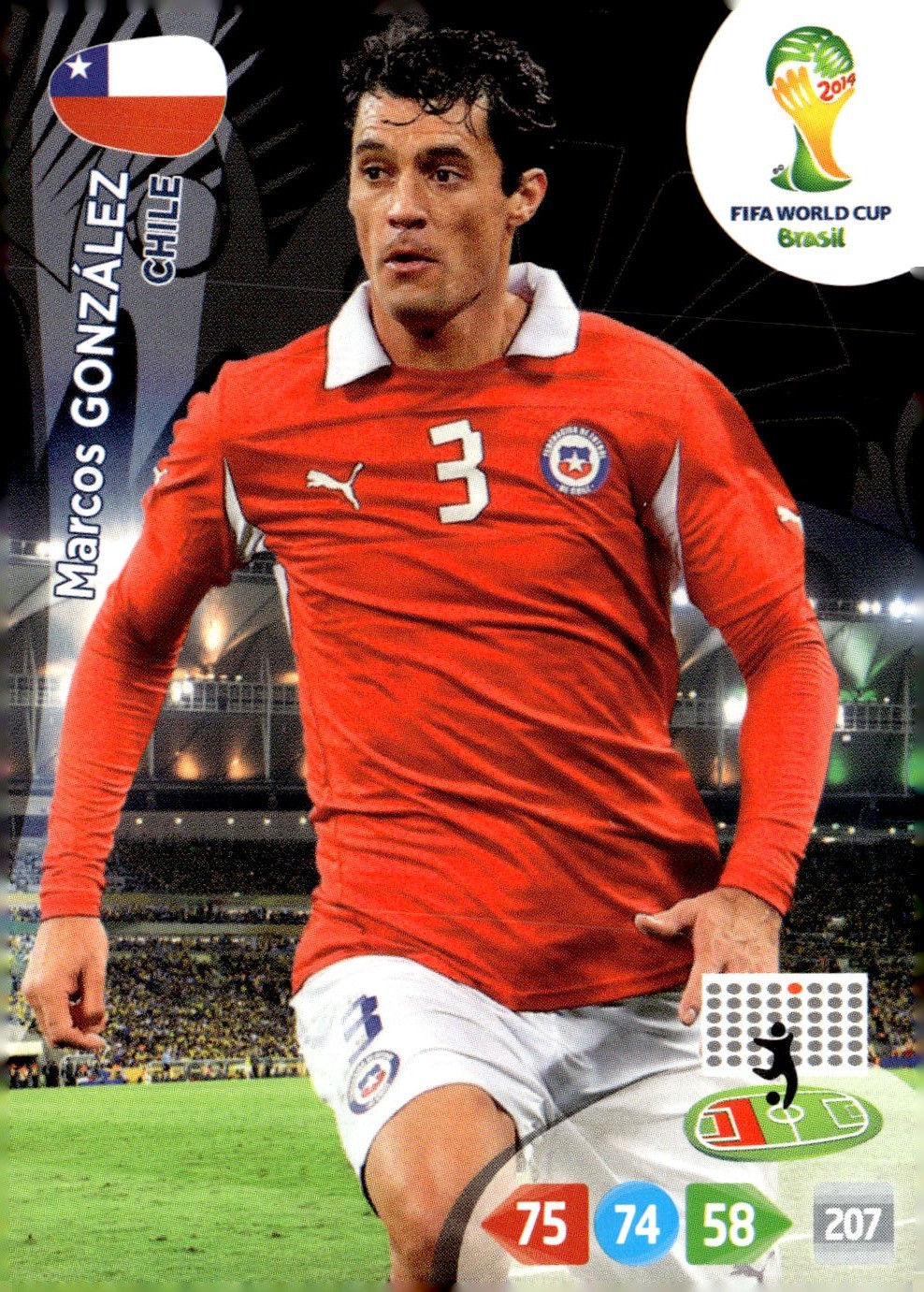 2014 Panini Adrenalyn XL FIFA World Cup Brazil #NNO Marcos Gonzalez