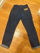 Wrangler Blue Bell mid-1950s Jeans - Women's 28 x 30 Mint Condition Very Dark