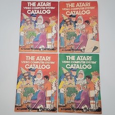 Lot of 4 Atari 2600 CatalogS - Early 1980s Originals