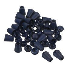 Bell End Stopper Cord Rope Lock for Drawstring Bag, Navy Blue 20pcs