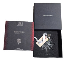  Waterford 2019 SNOWSTAR CRYSTAL Snow Star Snowflake Ornament New Year's Eve