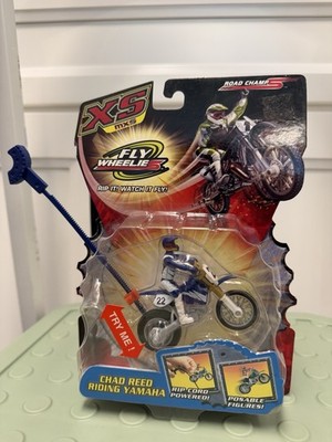 2005 Road Champs MXS Chad Reed #22 Fly Wheelies Dirtbike Toy Motocross Rare New