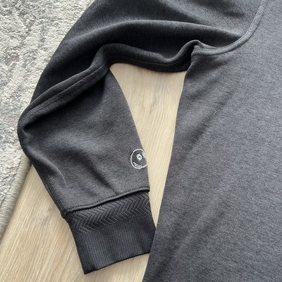 Nike Malbon Golf 1/4 Zip Jacket M Dri Fit Spell Out Logo Black