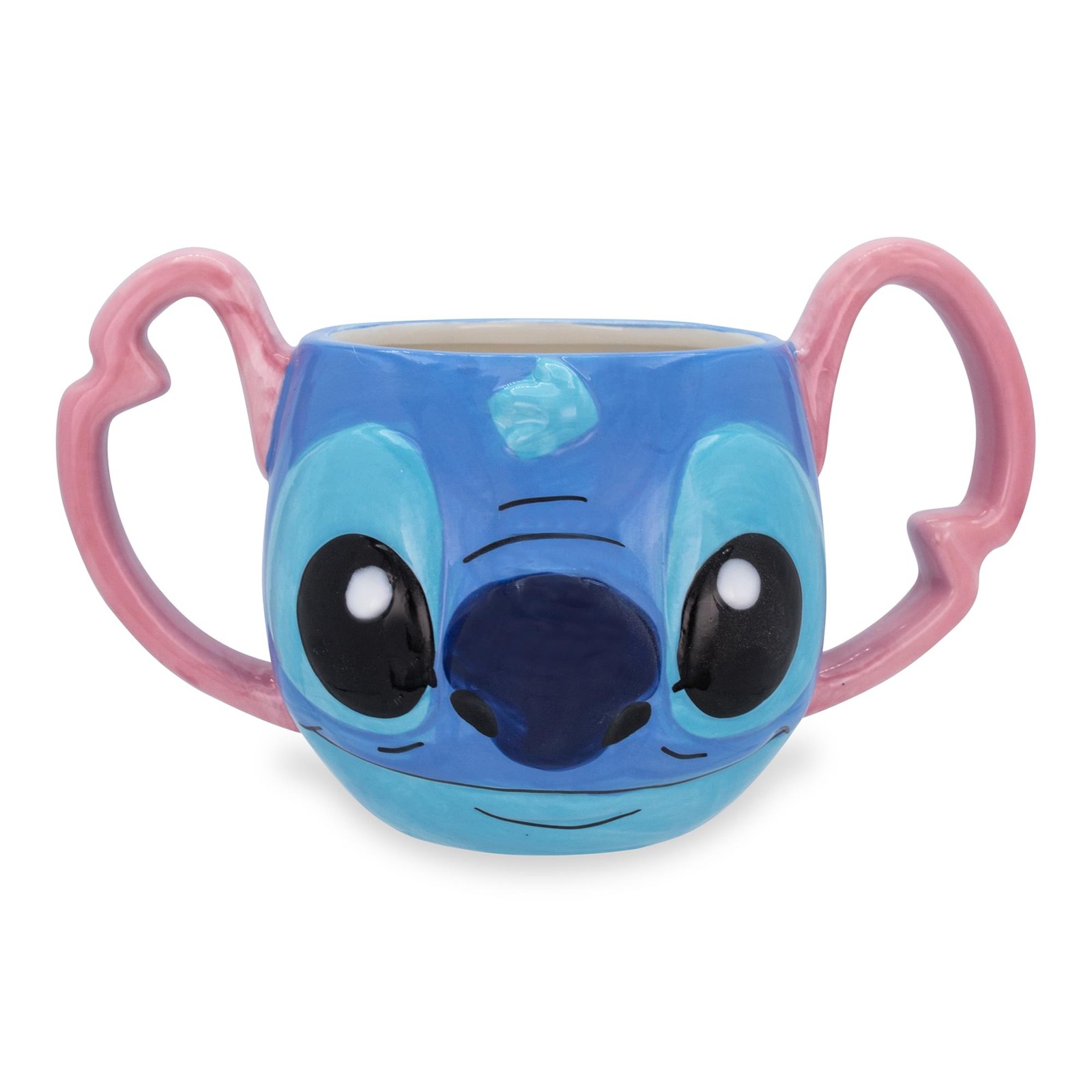 Disney Lilo y Stitch Experimento 626 Cara 3D Esculpida Taza de Cerámica 473ml