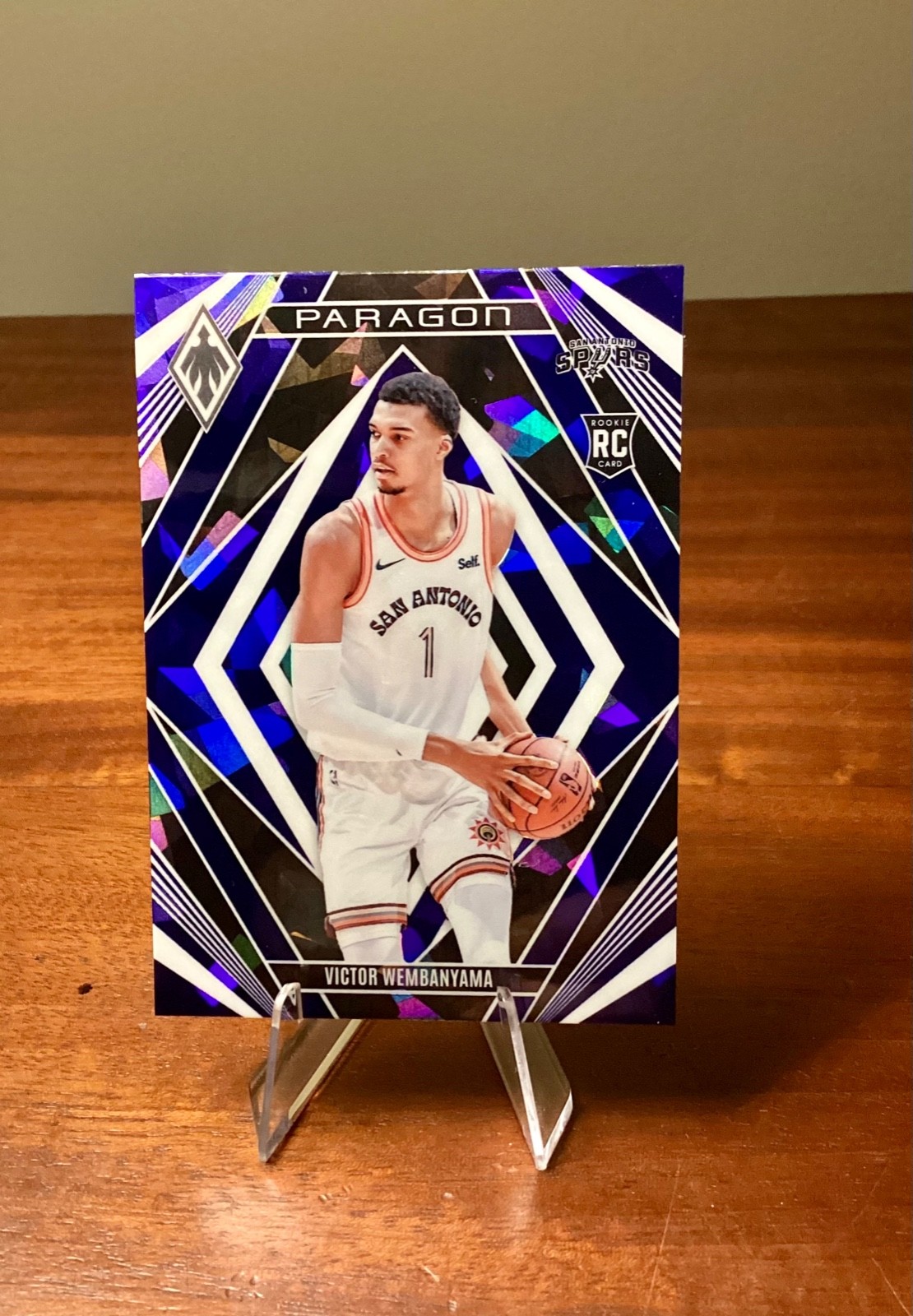 Victor Wembanyama Rookie Prizm - 2023-24 Panini Phoenix Paragon Blue Ice