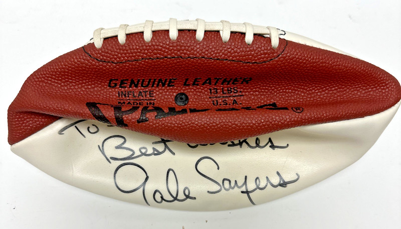 Gale Sayers Signed Spalding Official NFL Football Autographed Hall Of Fame