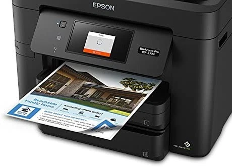 Epson WorkForce Pro Printer 4-in-1 Wi-Fi/Print/Copy/Scan/Fax WF-4734 - Black - Image 2 of 4