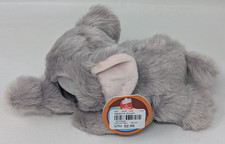 Aurora World Plush Baby Elephant Sleepy Dreamy Big Eyes Gray Soft Stuffed Animal