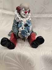 Oldie Gilde Clown Blumenfreund sitzend Aus Sa...