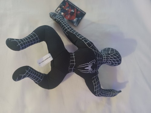 Marvel Spiderman 3 Symbionten schwarzer Anzug 2007 Toy Factory Plüschtier 9 Zoll Stofftier Neu mit Etikett - Bild 3 von 5