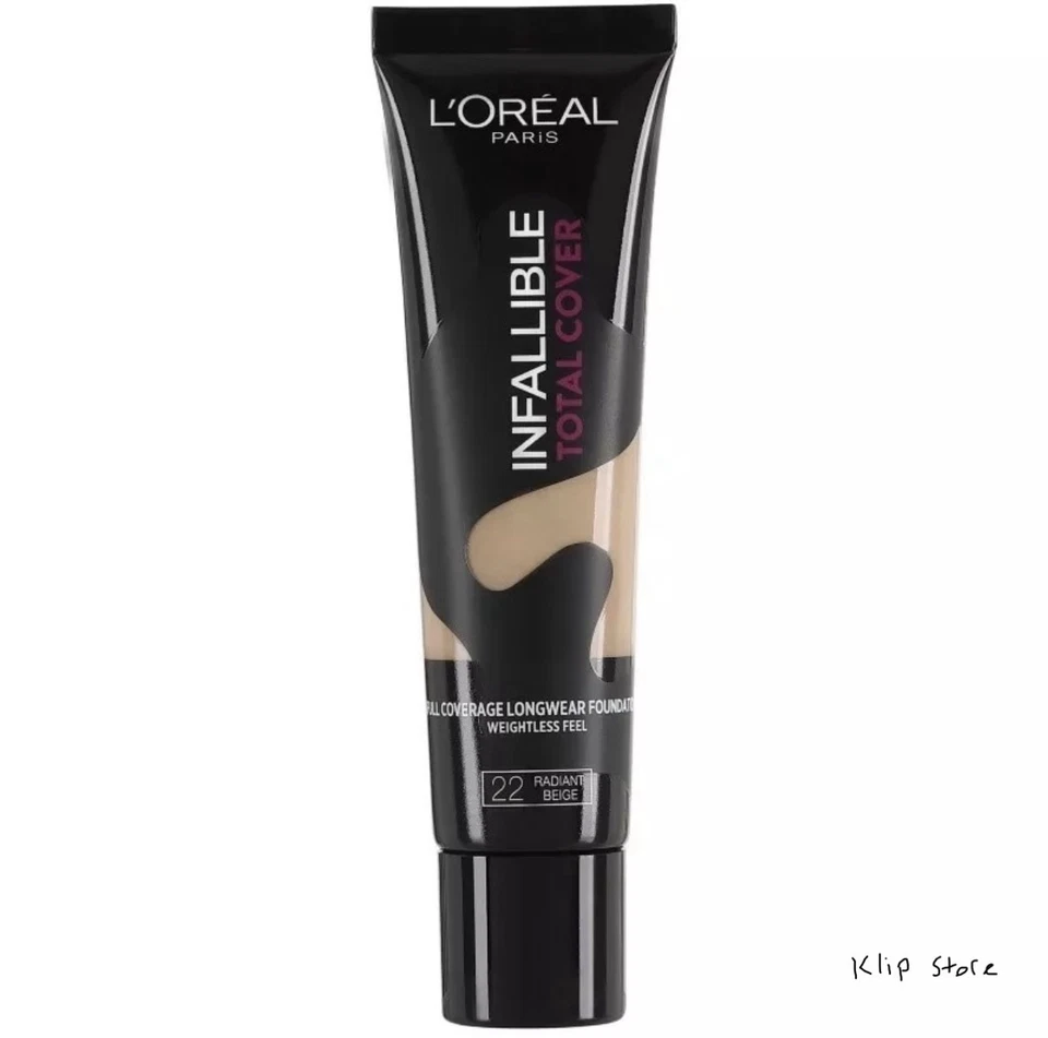 L'Oréal Paris Infallible Total Cover Foundation 35ml 22 Radiant Beige