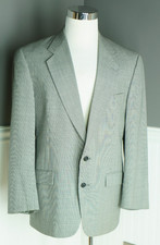 Austin Reed Blazer Single Vent Men's 42R Houndstooth Two Button Tailored in USA