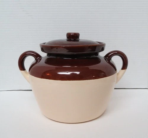 Vintage McCoy Bean Pot # 342 With Lid