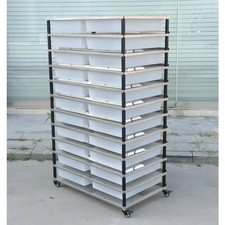 Custom Size Black PP Reptile Hatchling Rack Shelf Gecko Lizard Python Snake Bree