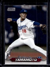 2024 Topps Stadium Club Yoshinobu Yamamoto RC Rookie #114 Dodgers
