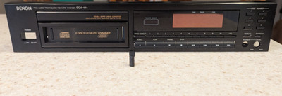 Denon DCM-444 CD Changer Replacement Face Plate & Volume Knob