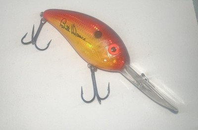 BOMBA Fat Free Shad Bill Dance サイン入り Bomber Bill Dance Fat Free Shad deep dive crankbait | eBay