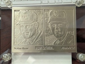 1993 Pinnacle Nolan Ryan Highland Mint 4.25 oz .999 Silver Card-0315/1000