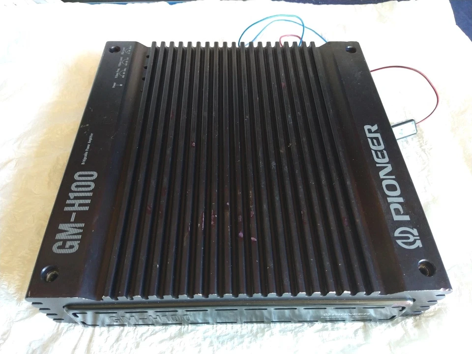 Oldschool Pioneer Gm-H100 Amplificador Coche Audiófilo AMPLIFICADOR DE AUDIO BAJO RUIDO Foto 2 de 4