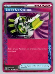 Scoop Up Cyclone 128/131 SV: Prismatic Evolutions ACE SPEC Rare Holo