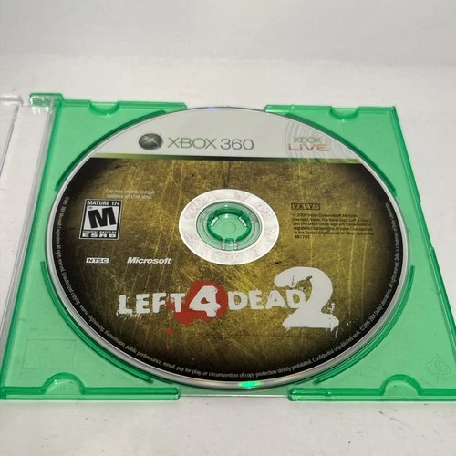 Xbox 360 Left 4 Dead 2 Microsoft Xbox 360 Disc Only Tested & Works Free Shipping