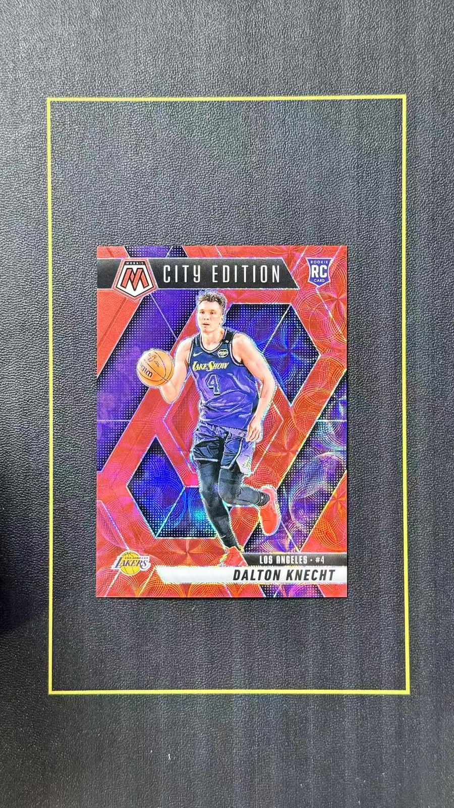 2024-25 Panini Mosaic Dalton Knecht City Edition Red /75