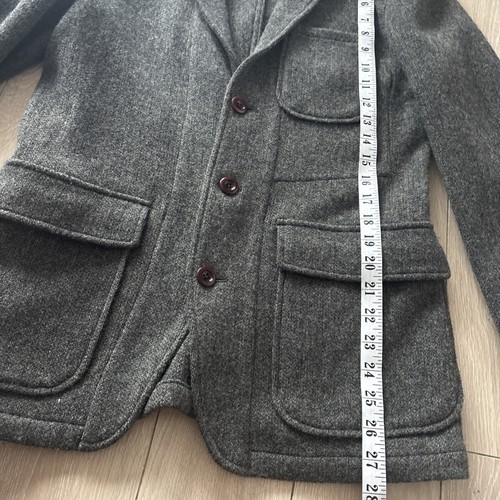 J. Crew Wallace And Barnes British wool chore Coat 36R (small) Gray NWOT - Picture 6 of 11