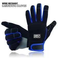 Safety Work Gloves Hand Protection Mechanic Gardening Builders Industrial Gloves