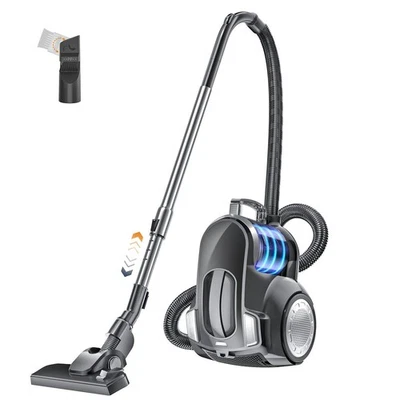 FORRLITE Beutelloser Staubsauger Bodenstaubsauger Beutellos Zyklon HEPA Filter 1200W