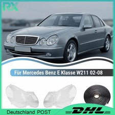 Streuscheibe Scheinwerferglas links rechts für Mercedes Benz E Klasse W211 02-08