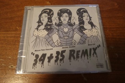 34+35 REMIX Ariana Grande Megan Thee Stallion Doja Cat Single CD Explicit Edited