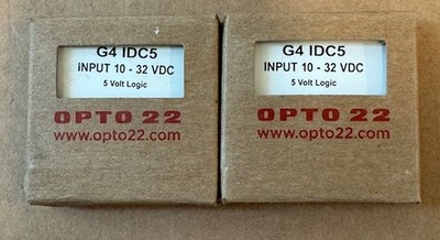 OPTO 22 G4 IDC5 INPUT MODULE 10-32VDC 5 VOLT LOGIC ~ NEW Lot of 2 Ships FREE USA