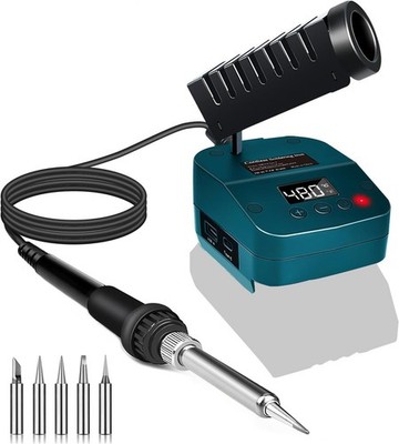 Kabelloser Lötkolben Bosch 18V GBA Akku Lötstation USB Typ C