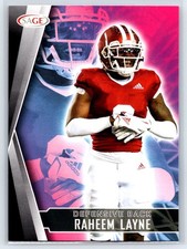 2022 SAGE Raheem Layne Rookie Indiana Hoosiers RC #46