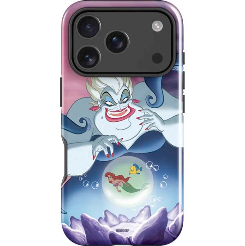 Disney Villains Ursula and Flounder iPhone Case