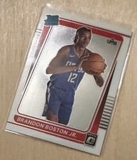 2021-22 Donruss Optic Rated Rookie Brandon Boston Jr. #189 LA Clippers RC